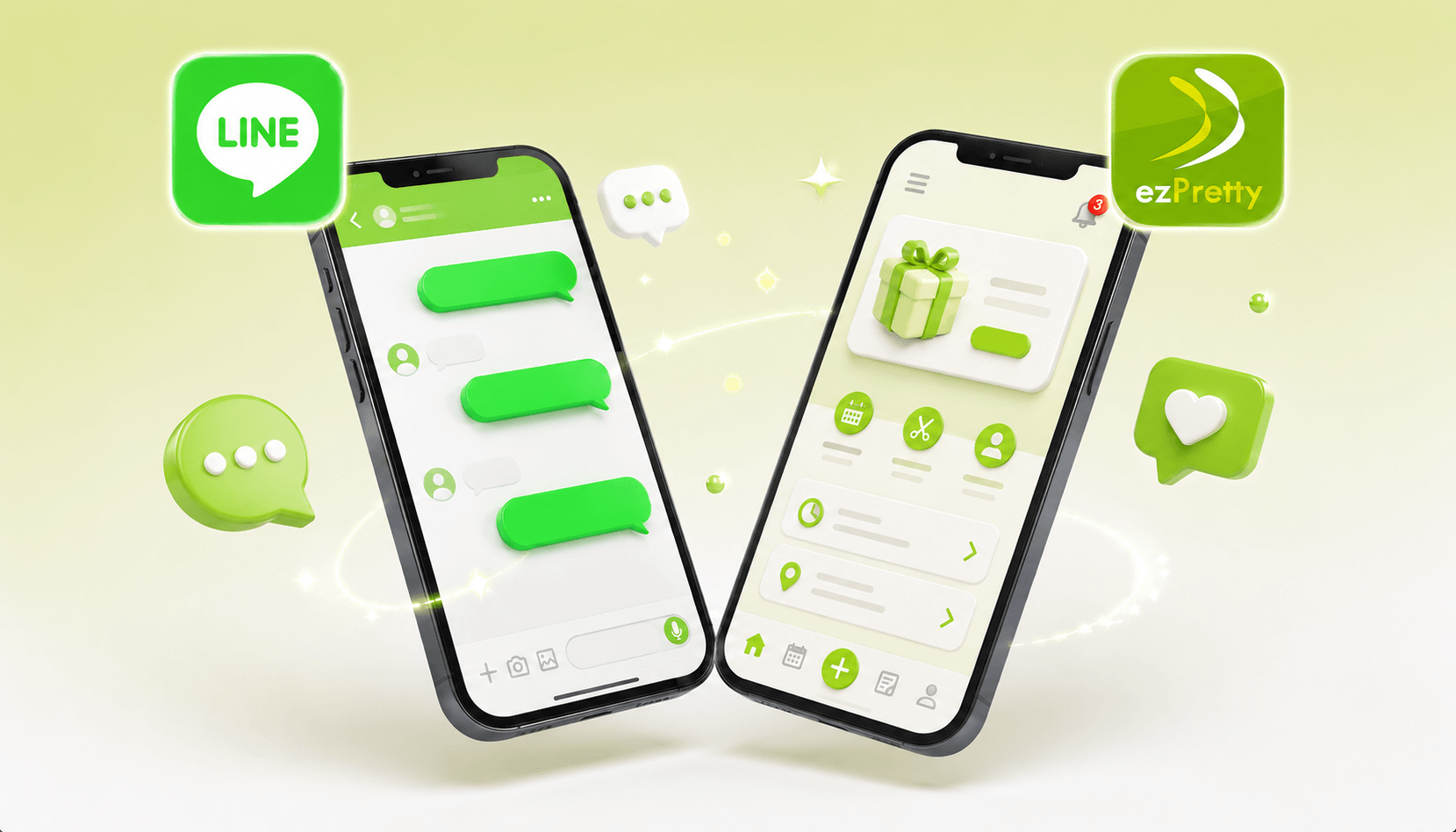ezPretty LINE + 消費者 App 雙渠道